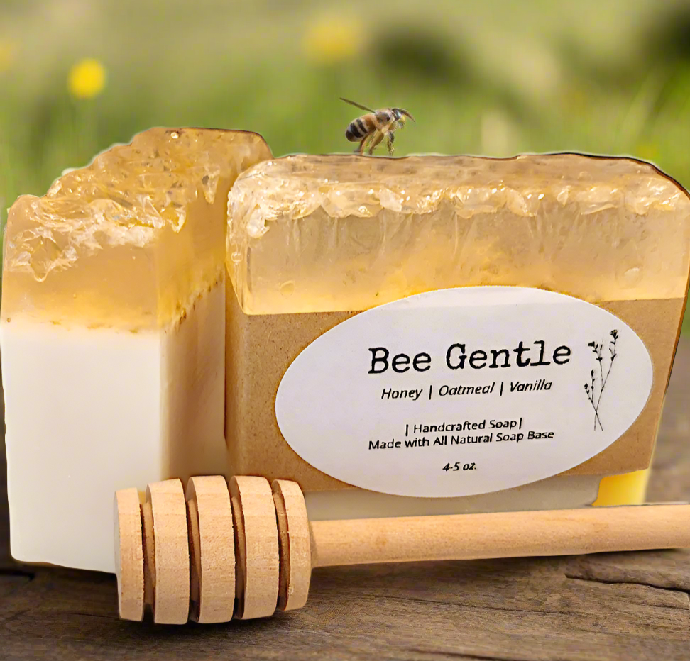 Bee Gentle - Natural Soap (Honey, Vanilla and Oatmeal)