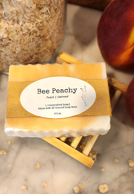 Bee Peachy - Natural Soap (Peach & Oatmeal)