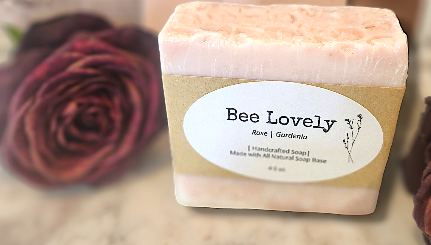 Bee Lovely - Natural Soap (Rose & Gardenia)