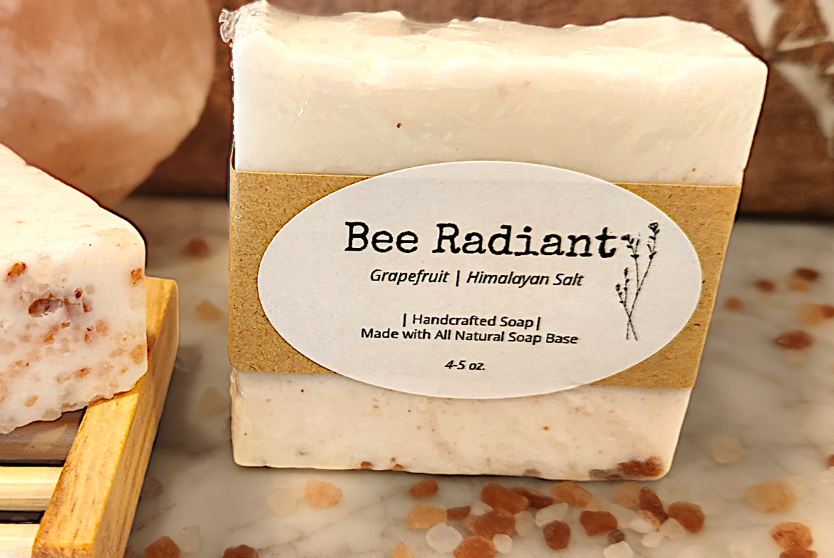 Bee Radiant - Natural Soap (Grapefruit & Himalayan Salt)