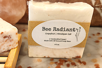 Bee Radiant - Natural Soap (Grapefruit & Himalayan Salt)